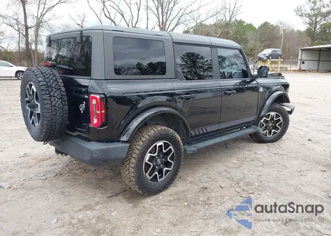 2022 Ford Bronco Outer Banks z USA, uszkodzony, nr VIN 1FMEE5BP1NLB69590